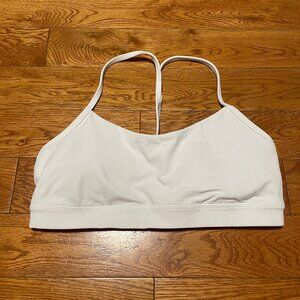 NWOT Lululemon Flow Y Bra Nulu Adjustable Band White Size 8